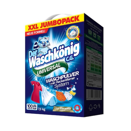 Washkonig universal detergent pudra 7.5 kg 